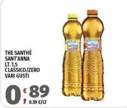 Vivo Supermercati The santhè sant'anna classico/zero offerta