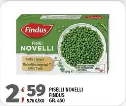 Vivo Supermercati Piselli novelli FINDUS offerta
