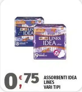 Vivo Supermercati Assorbenti idea LINES offerta