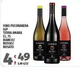 Vivo Supermercati Vino pecoranera igp terra amara bianco/rosso/rosato offerta