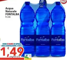Sidis Acqua Naturale FONTALBA offerta