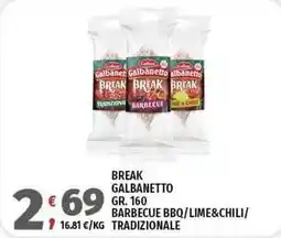 Vivo Supermercati Break galbanetto barbecue bbq/lime&chili/tradizionale offerta