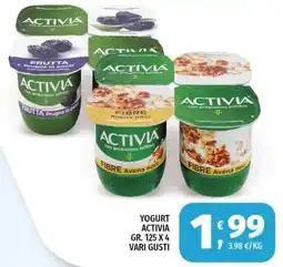 Vivo Supermercati Yogurt ACTIVIA offerta
