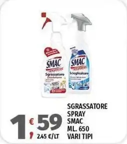 Vivo Supermercati Sgrassatore spray SMAC offerta
