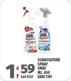 Vivo Supermercati Sgrassatore spray SMAC offerta