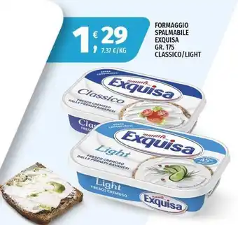 Formaggio spalmabile exquisa classico/light