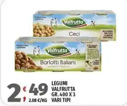 Vivo Supermercati Legumi VALFRUTTA offerta