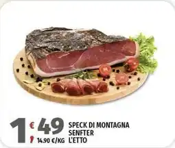 Vivo Supermercati Speck di montagna senfter offerta