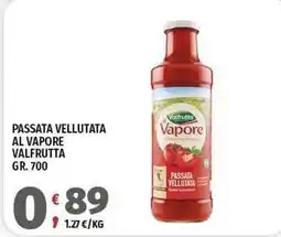 Vivo Supermercati Passata vellutata al vapore VALFRUTTA offerta