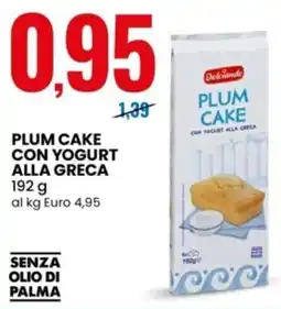 Eurospin Plum cake con yogurt alla greca offerta