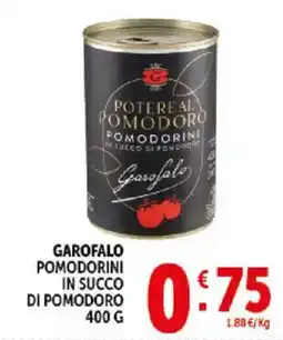 Deco Supermercati Garofalo pomodorini in succo di pomodoro offerta