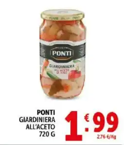 Deco Supermercati Ponti giardiniera all'aceto offerta
