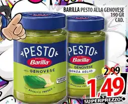 Il Genio Supermercato Barilla pesto alla genovese offerta