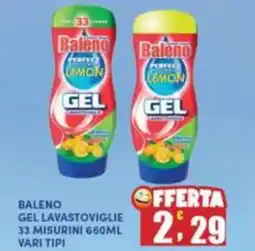 Maury's Baleno gel lavastoviglie 33 misurini offerta