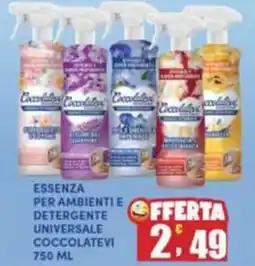 Maury's Essenza per ambientie detergente universale COCCOLATEVI offerta