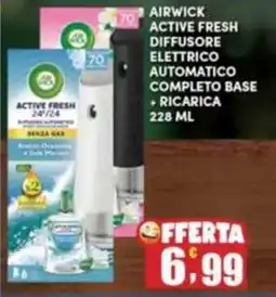 Maury's Airwick active fresh diffusore elettrico automatico completo base + ricarica offerta