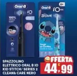 Maury's Spazzolino elettrico oral b IO kid stitch/series 2 clean& care nero offerta