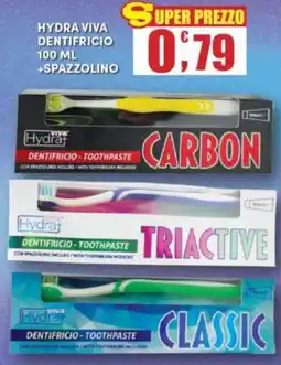 Maury's Hydra viva dentifrici +spazzolino offerta