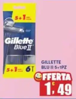 Maury's Gillette blu II offerta
