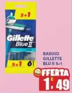 Maury's Rasoio gillette blu II 5+1 offerta