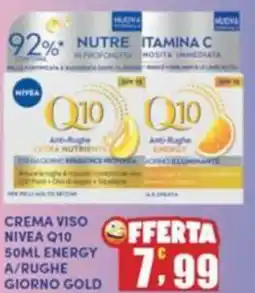 Maury's Crema viso nivea q10 energy a/rughe giorno gold offerta