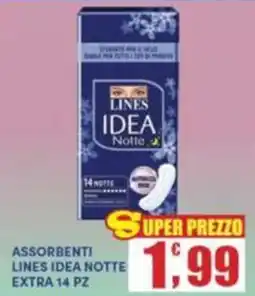 Maury's Assorbenti lines idea notte extra offerta