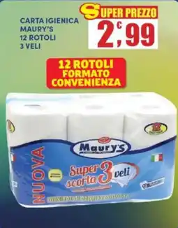 Maury's Carta igienica MAURY'S offerta