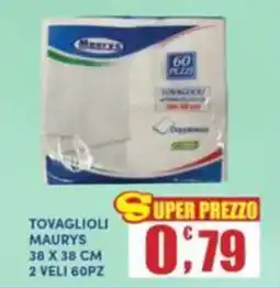 Maury's Tovaglioli maurys offerta