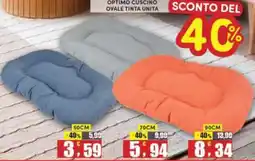 Maury's Optimo cuscino ovale tinta unita offerta