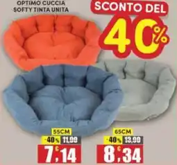 Maury's Optimo cuccia softy tinta unita offerta