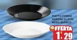 Maury's Luminarc piatto fondo harena nero/bianco offerta