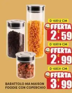 Maury's Ma maison barattolo ma maison foodie con coperchio offerta