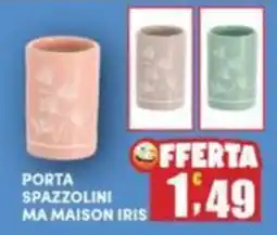 Maury's Porta spazzolini ma maison iris offerta