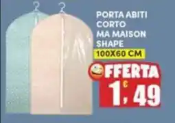 Maury's Porta abiti corto ma maison shape offerta