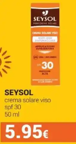 Tigotà SEYSOL crema solare viso spf 30 offerta