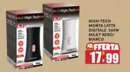Maury's High-tech monta latte digitale 500W milky nero/ bianco offerta