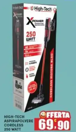 Maury's High-tech aspirapolvere cordless 250 watt offerta
