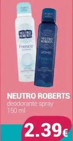 Tigotà NEUTRO ROBERTS deodorante spray offerta