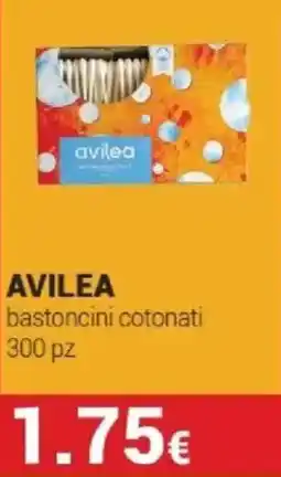 Tigotà AVILEA bastoncini cotonati 300 pz offerta