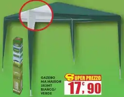 Maury's Gazebo ma maison bianco/ verde offerta