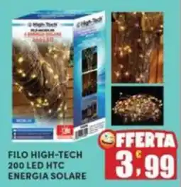 Maury's Filo high-tech 200 led htc energia solare offerta