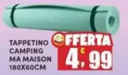 Maury's Tappetino camping ma maison offerta