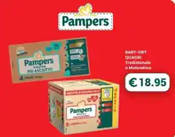 Tigotà Pampers BABY-DRY QUADRI Tradizionale o Mutandino offerta