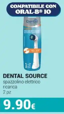Tigotà DENTAL SOURCE spazzolino elettrico ricarica offerta