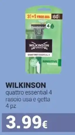 Tigotà WILKINSON quattro essential 4 rasoio usa e getta offerta