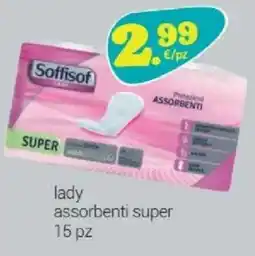 Tigotà Soffisof lady assorbenti super 15 pz offerta