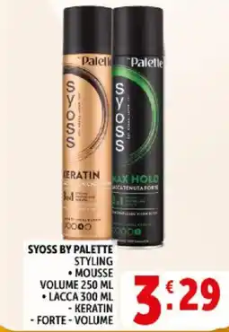 Deco Supermercati Syoss by palette styling offerta