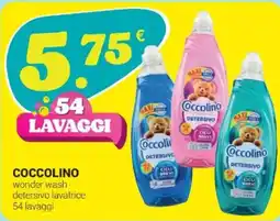 Tigotà COCCOLINO wonder wash detersivo lavatrice offerta