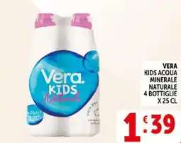 Deco Supermercati Vera kids acqua minerale naturale offerta