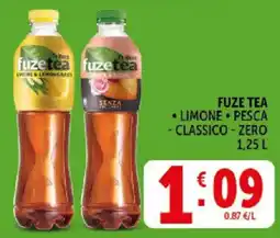 Deco Supermercati Fuze tea limone, pesca offerta